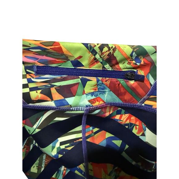 Athleta Kaleidoscope Sonar Women’s Capri Leggings – Size Small - Picture 3 of 4